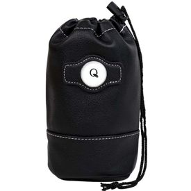 Leatherette Drawstring Valuables Custom Logo Pouch