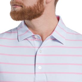 Multi Pinstripe Lisle Performance Polo