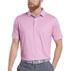 Citrus Print Lisle Performance Polo