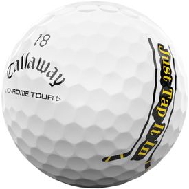 Chrome Tour Truvis Happy Gilmore 2 Golf Balls - Just Tap It In