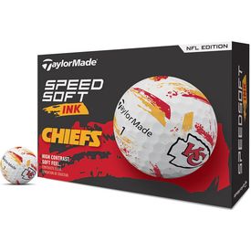 SpeedSoft NFL Ink Golf Balls - Kansas City Chiefs