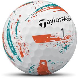 SpeedSoft NFL Ink Golf Balls - Miami Dolphins