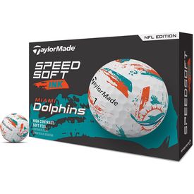 SpeedSoft NFL Ink Golf Balls - Miami Dolphins