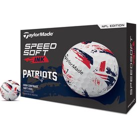 SpeedSoft NFL Ink Golf Balls - New England Patriots