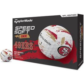 SpeedSoft NFL Ink Golf Balls - San Francisco 49ers