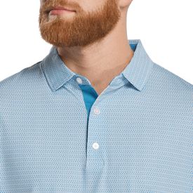 Tee Geo Print Lisle Performance Polo