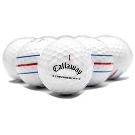 Chrome Soft Triple Track Overrun Golf Balls