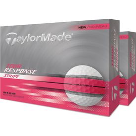 Tour Response Stripe Neon Pink Golf Balls - Double Dozen - 2025 Model