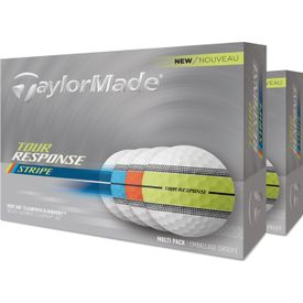 Tour Response Stripe Neon Multi-Color Golf Balls - Double Dozen - 2025 Model