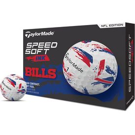 SpeedSoft NFL Ink Golf Balls - Buffalo Bills