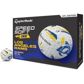 SpeedSoft NFL Ink Golf Balls - LA Rams