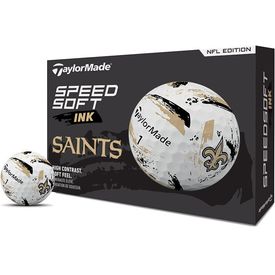 SpeedSoft NFL Ink Golf Balls - New Orleans Saints
