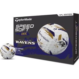 SpeedSoft NFL Ink Golf Balls - Baltimore Ravens
