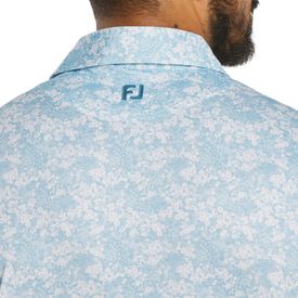 Garden Print Lisle Performance Polo