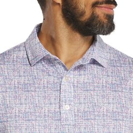 Tweed Print Lisle Performance Polo
