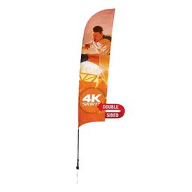 13 Foot Streamline Razor Sail Sign Kit