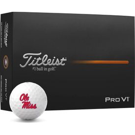 Pro V1 NCAA Collegiate Golf Balls - Ole Miss Rebels