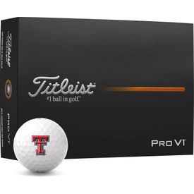Pro V1 NCAA Collegiate Golf Balls - Texas Tech Red Raiders