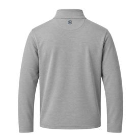 The Isaac Melange Quarter-Zip Custom Logo Pullover