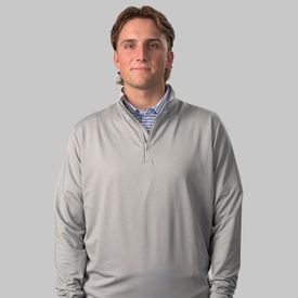 The Isaac Melange Quater-Zip Custom Logo Pullover