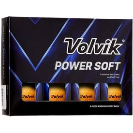 Power Soft Orange Logo Overrun Golf Balls