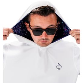 Blue Splatter Hoodie