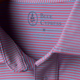 Essentials Stripe Custom Logo Polo for Women