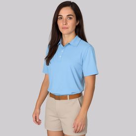 Essentials Solid Custom Logo Polo for Women