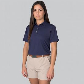 Essentials Solid Custom Logo Polo for Women