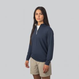 The Isaac Quarter-Zip Custom Logo Pullover for Women