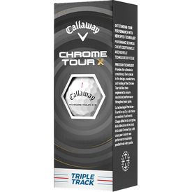 Chrome Tour X Triple Track Golf Balls - 2026 Model