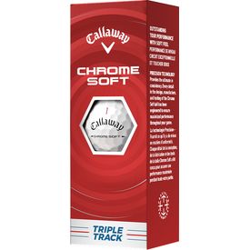 Chrome Soft Triple Track Golf Balls - 2026 Model