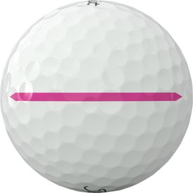 Pro V1x Left Dash Performance Alignment Pink Ink Golf Balls - 2026 Model