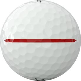 Pro V1x Left Dash Performance Alignment Red Ink Golf Balls - 2026 Model