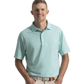 Shadow Stripe Lisle Polo