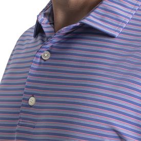 Shadow Stripe Lisle Polo