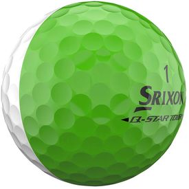 Q-Star Tour Divide 3 White/Green Golf Balls - 2026 Model