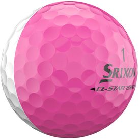 Q-Star Tour Divide 3 White/Pink Golf Balls - 2026 Model