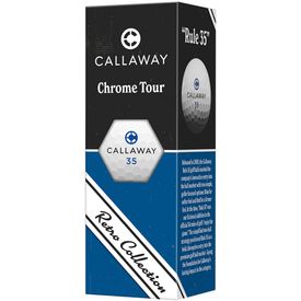 Chrome Tour Retro Rule Golf Balls - 2026 Model