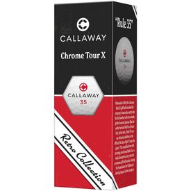 Chrome Tour X Retro Rule Golf Balls - 2026 Model