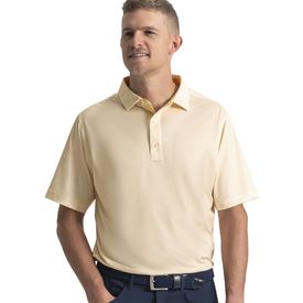 Seersucker Print Lisle Polo