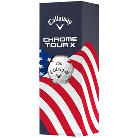 Chrome Tour X 360 USA Stripe Golf Balls - 2026 Model