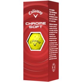Chrome Soft Yellow Golf Balls - 2026 Model