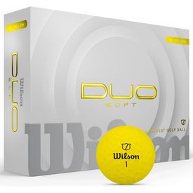 Duo Soft Yellow Golf Balls - Double Dozen