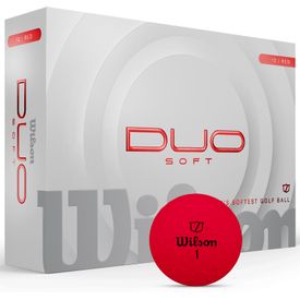 Duo Soft Red Golf Balls - Double Dozen