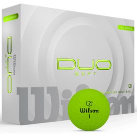 Duo Soft Green Golf Balls - Double Dozen