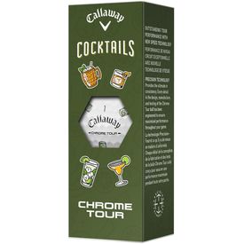 Chrome Tour Cocktail TruVis Golf Balls - 2026 Model