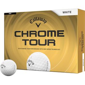 Chrome Tour Golf Balls - Double Dozen