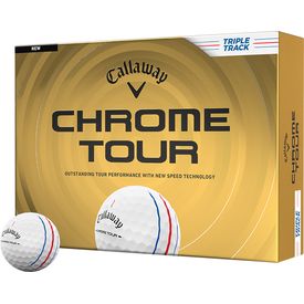 Chrome Tour Triple Track Golf Balls - Double Dozen