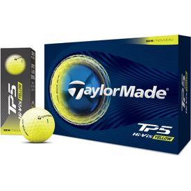 TP5 Yellow Golf Balls - Double Dozen